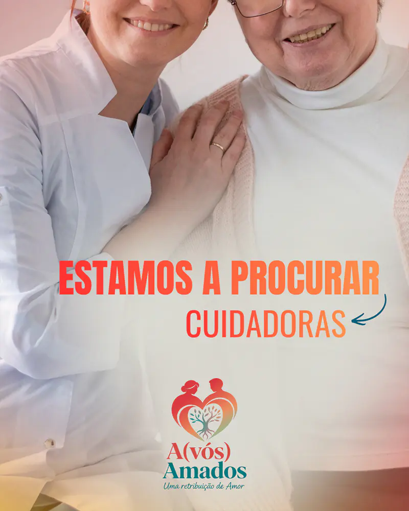 Publicação Instagram - Recrutamento de cuidadoras de idosos